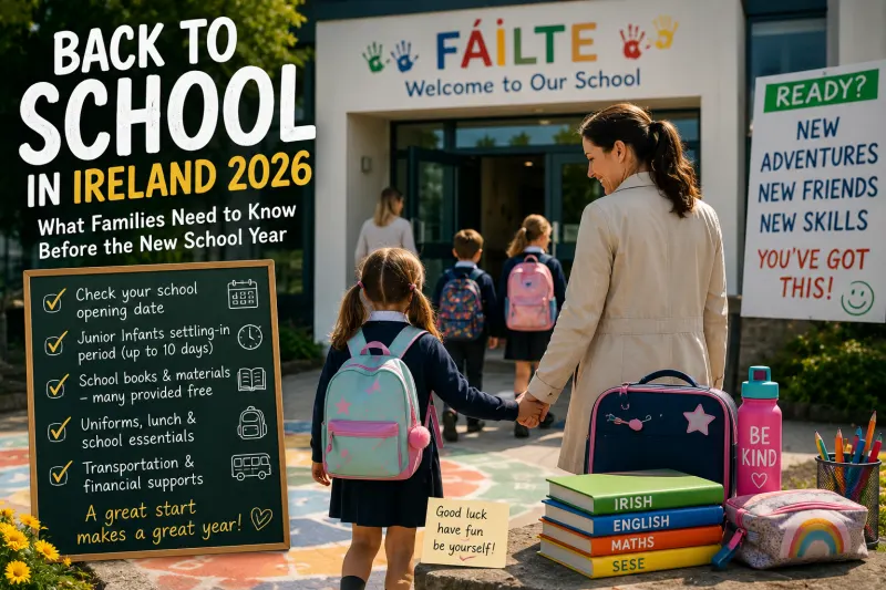 Back to School in Ireland 2026: What Families Need to Know Before the New School Year