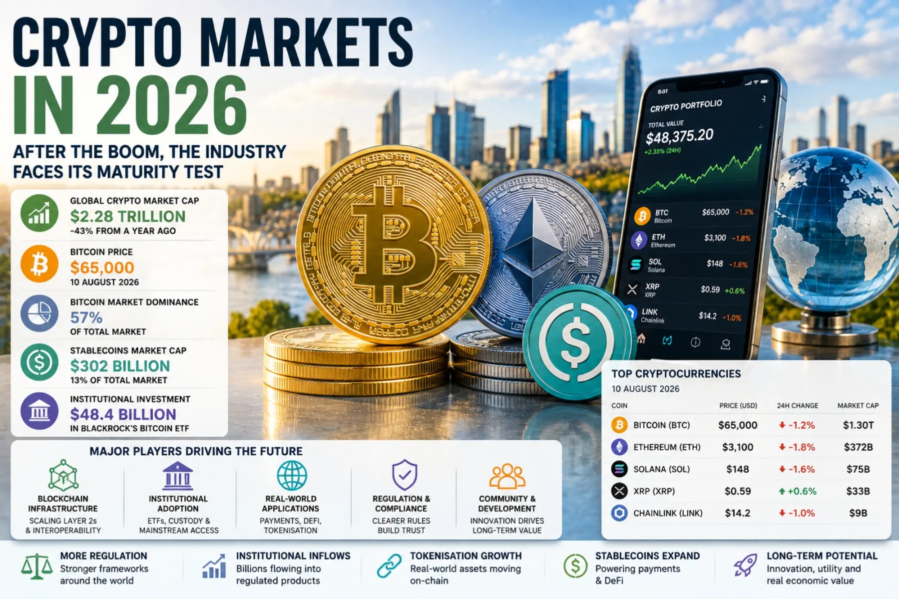 Crypto Markets in 2026: After the Boom, the Industry Faces Its Maturity Test