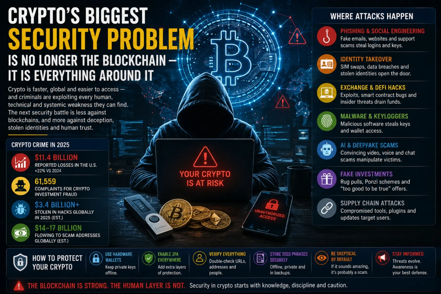 Crypto’s Biggest Security Problem Is No Longer the Blockchain — It Is Everything Around It