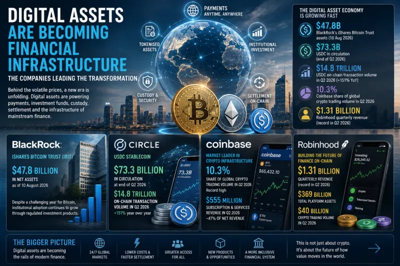 Digital Assets Are Becoming Financial Infrastructure — And These Companies Are Leading the Transformation