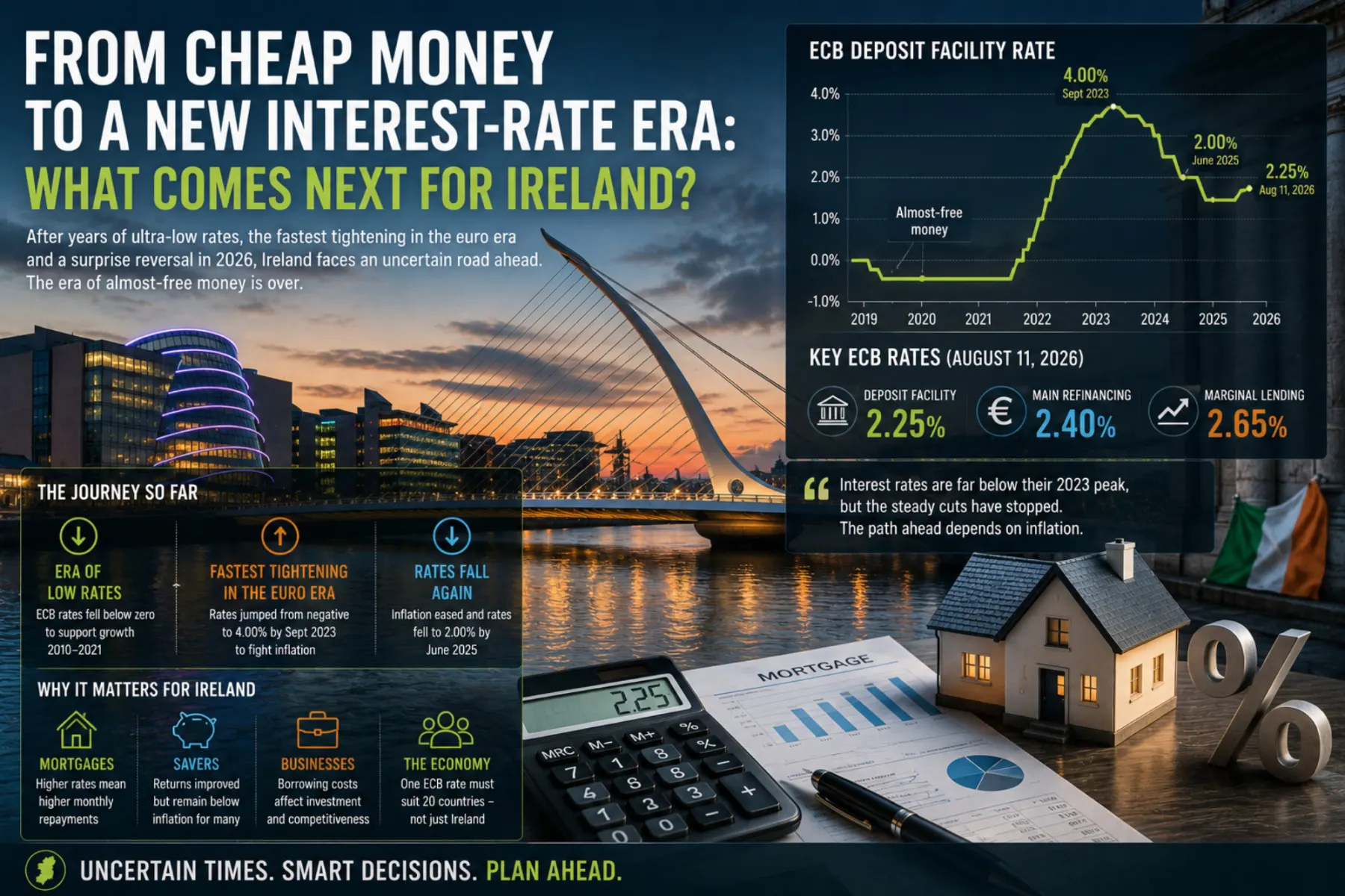 From Cheap Money to a New Interest-Rate Era: What Comes Next for Ireland?