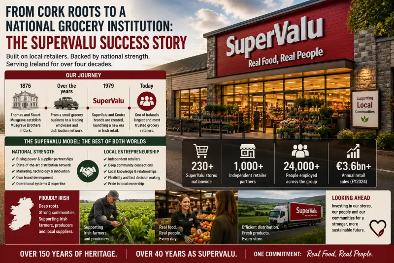 From Cork Roots to a National Grocery Institution: The SuperValu Success Story