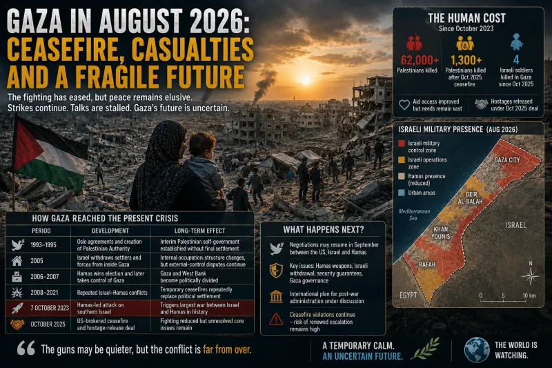Gaza’s Fragile Ceasefire: Why the Fighting Has Eased but a Lasting Political Settlement Remains Elusive