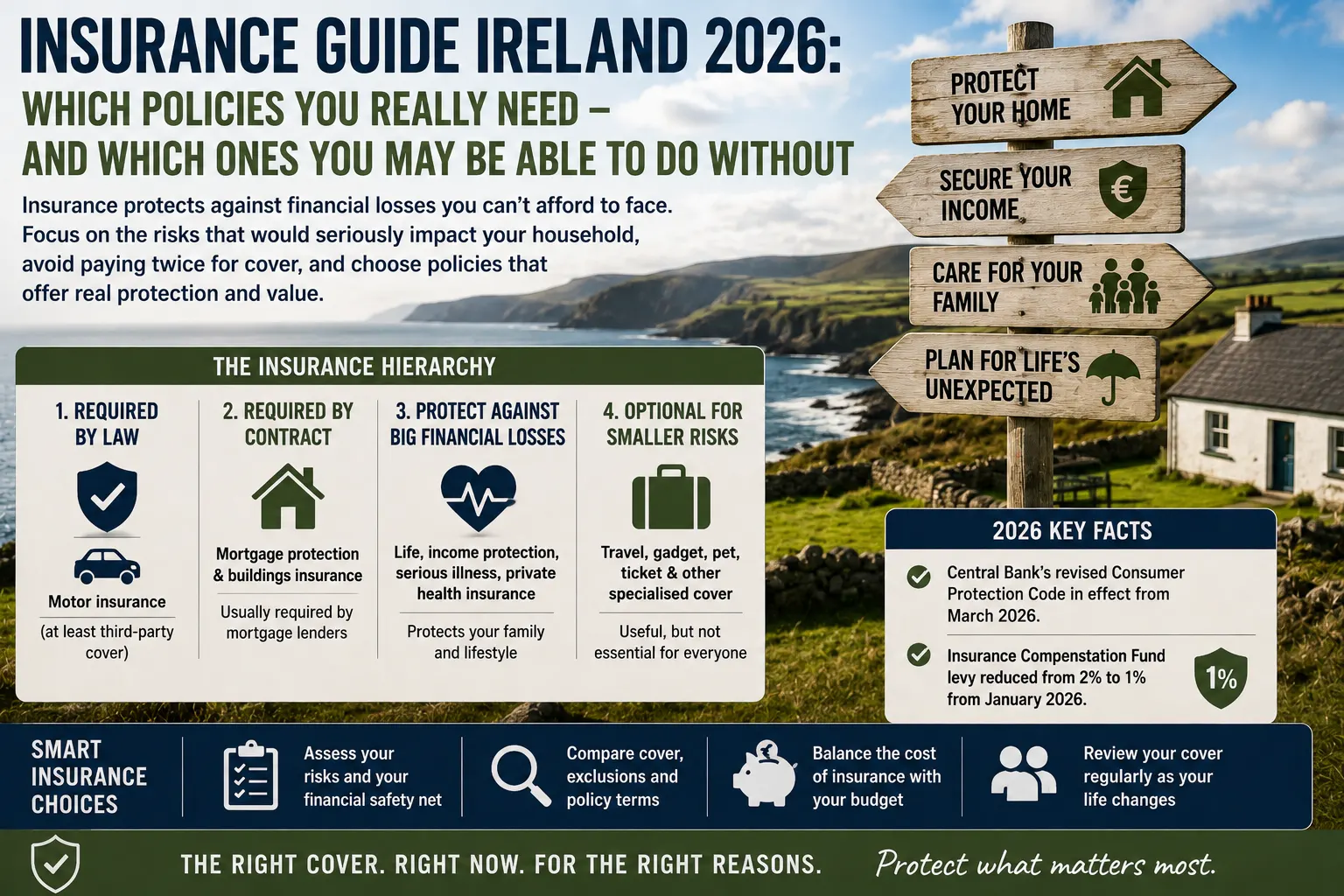 Insurance Guide Ireland 2026: Which Policies You Really Need — and Which Ones You May Be Able to Do Without