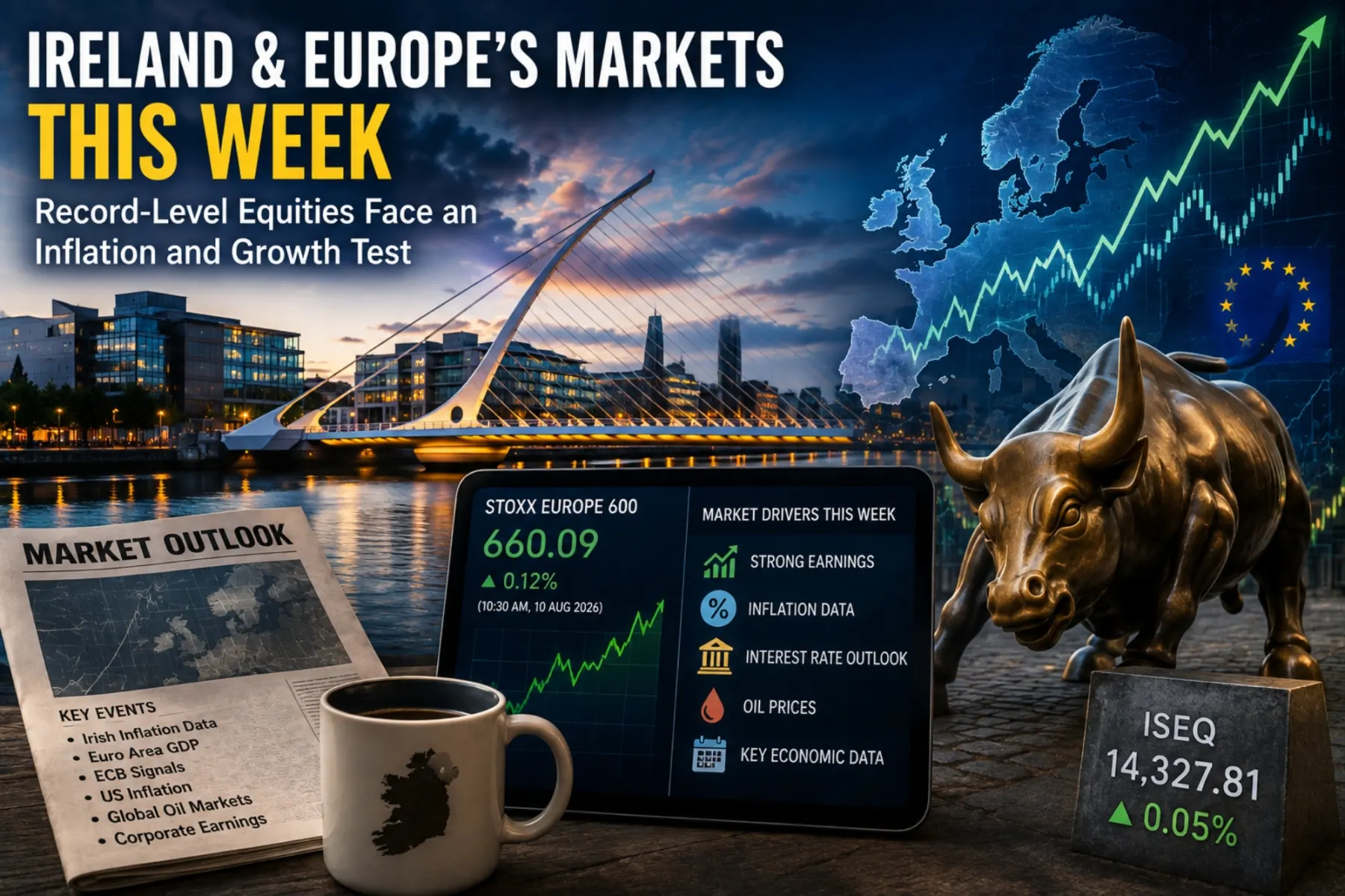 Ireland and Europe’s Markets This Week: Record-Level Equities Face an Inflation and Growth Test