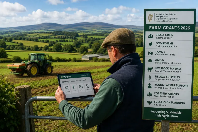 Ireland’s Farm Grants in 2026: Where the Support Is — and How Farmers Can Actually Access It