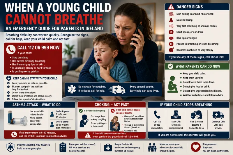 When a Young Child Cannot Breathe: An Emergency Guide for Parents in Ireland
