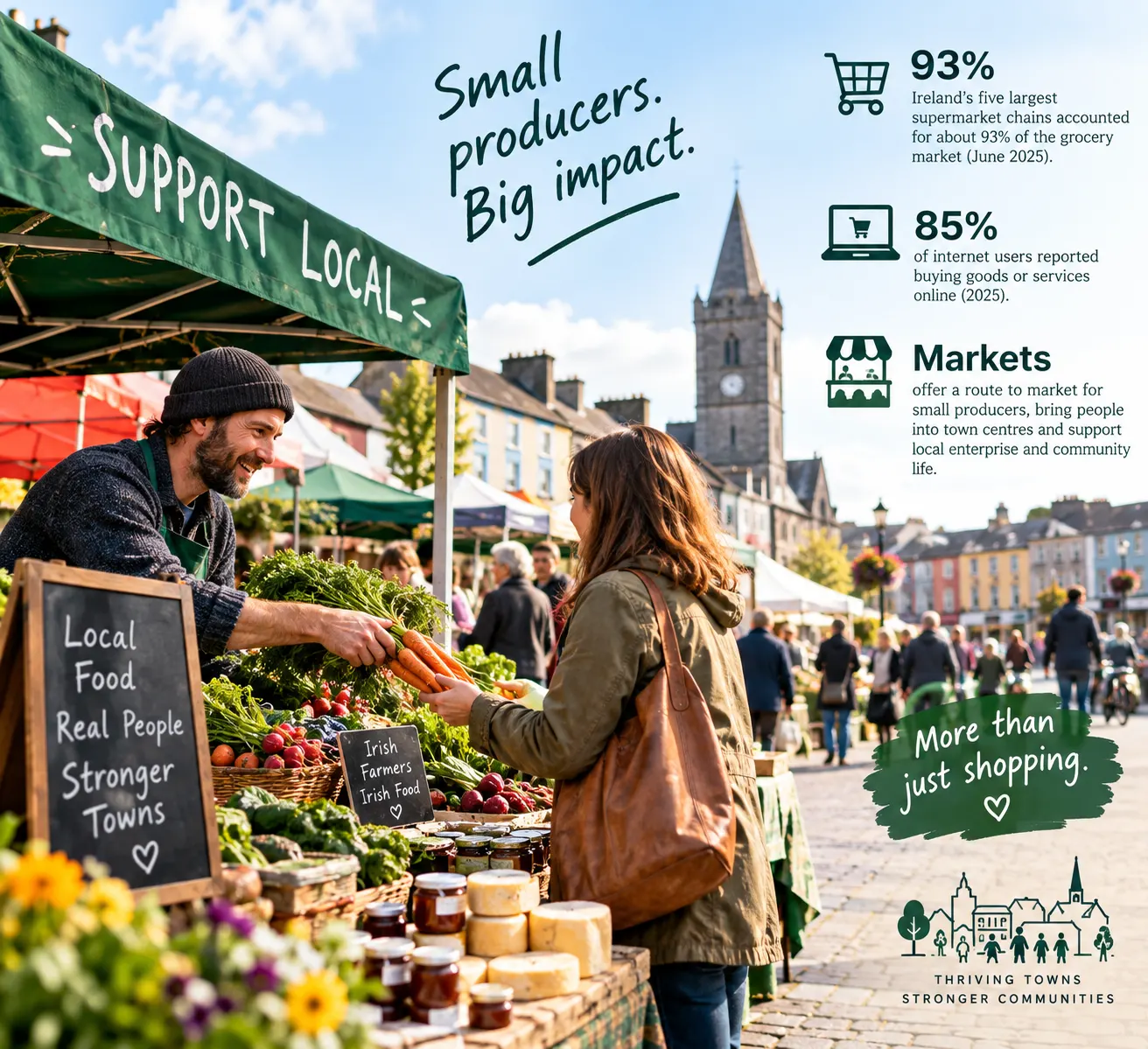 From Market Square to Main Street Strategy — Can Weekly Markets Bring Ireland’s Town Centres Back to Life?