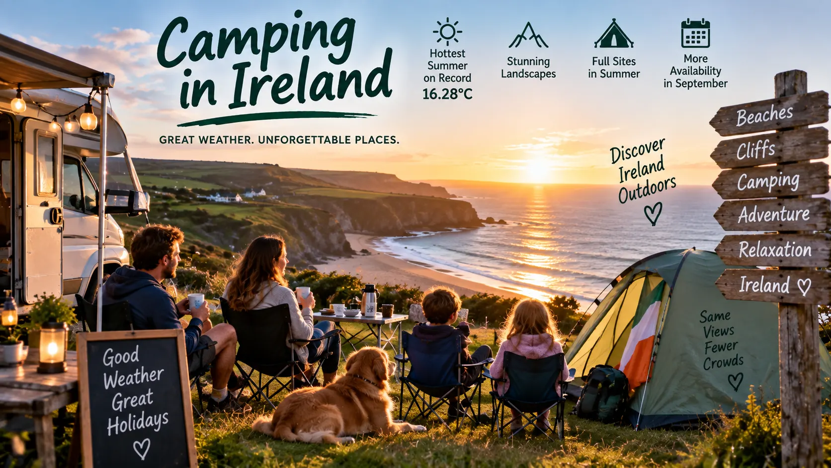 Ireland’s Campsites Had a Record-Weather Summer — Why the Rush Fades So Quickly After August