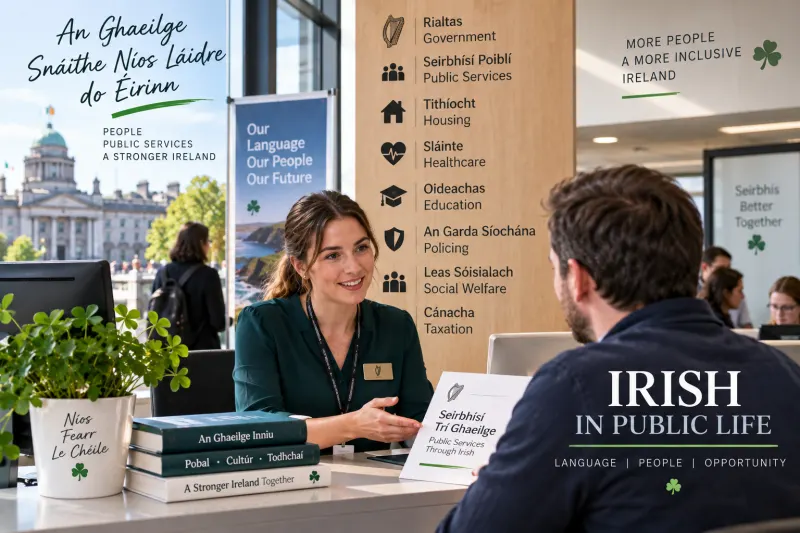 One in Five New Public-Sector Recruits Must Have Irish by 2030 — Can the State Make Bilingual Services Work?
