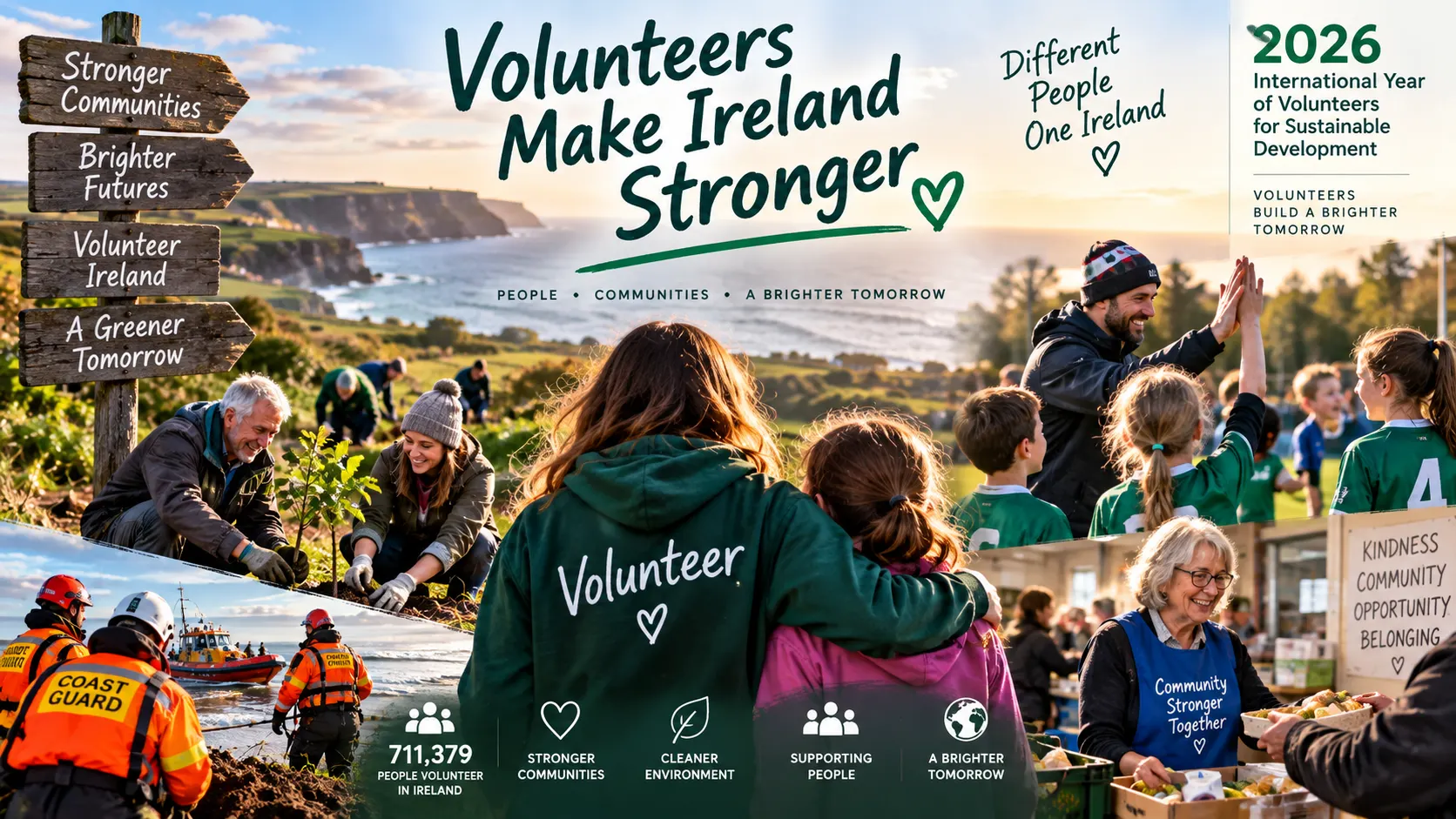 The People Behind Ireland’s Clubs, Communities and Rescue Services — Why 2026 Is the International Year of Volunteers