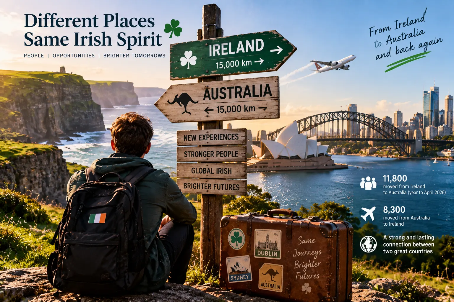 Why 11,800 People Still Moved From Ireland to Australia — and Why the Flow Is Slowing
